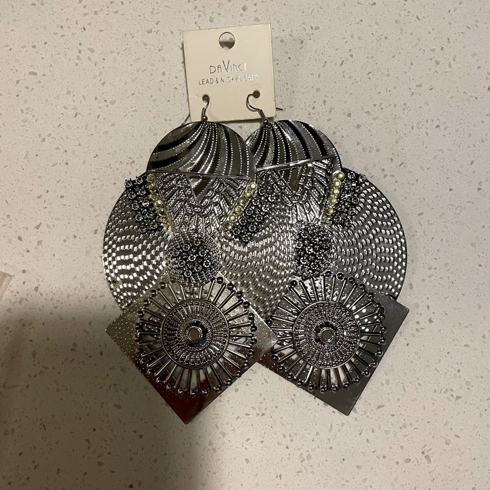 Large dangling earrings!